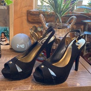 G by Guess Black Heels